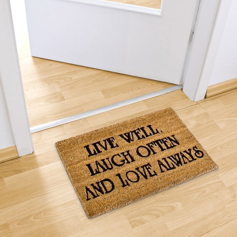 Latitude Run Stetler Live Well Laugh Often And Love Always Doormat